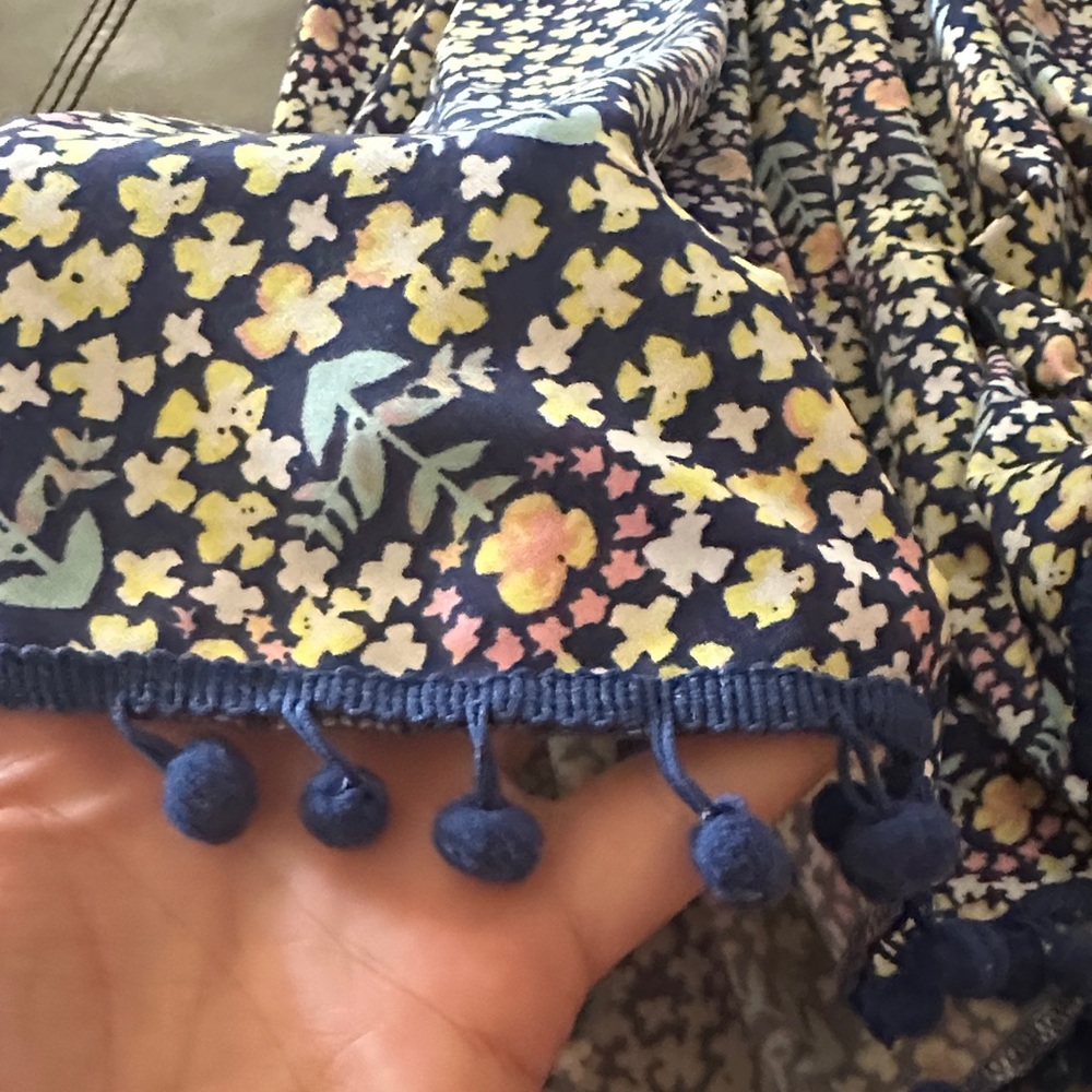 Dot Dot Smile Blue and Yellow Casual Sundress - Picture 6 of 7